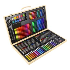 180Pc Deluxe Wooden Art Set